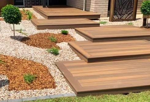 Home exterior landscaping
